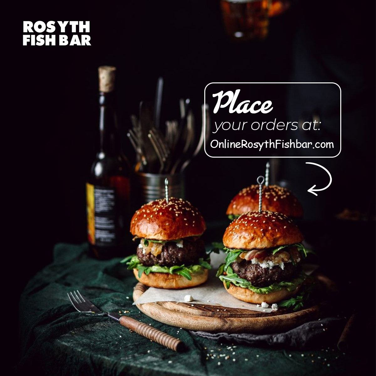 Rosyth Fish Bar burgers